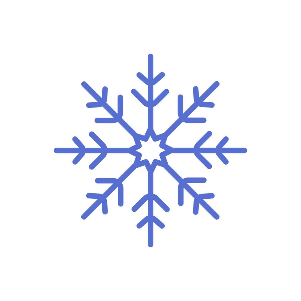 snowflake winter set of blue isolated icon silhouette on white background vector illustration.