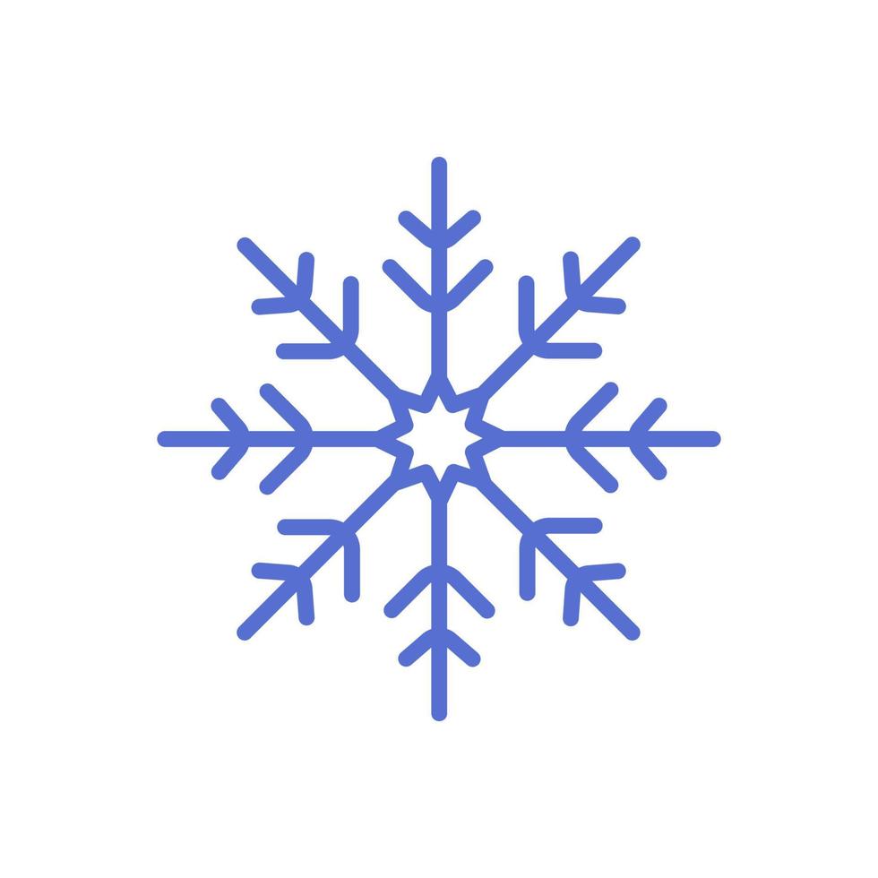 snowflake winter set of blue isolated icon silhouette on white background vector illustration.