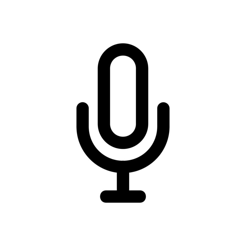 Microphone vector icon, Web design icon. Voice vector icon, Record. Microphone - recording Studio Symbol. Retro microphone icon