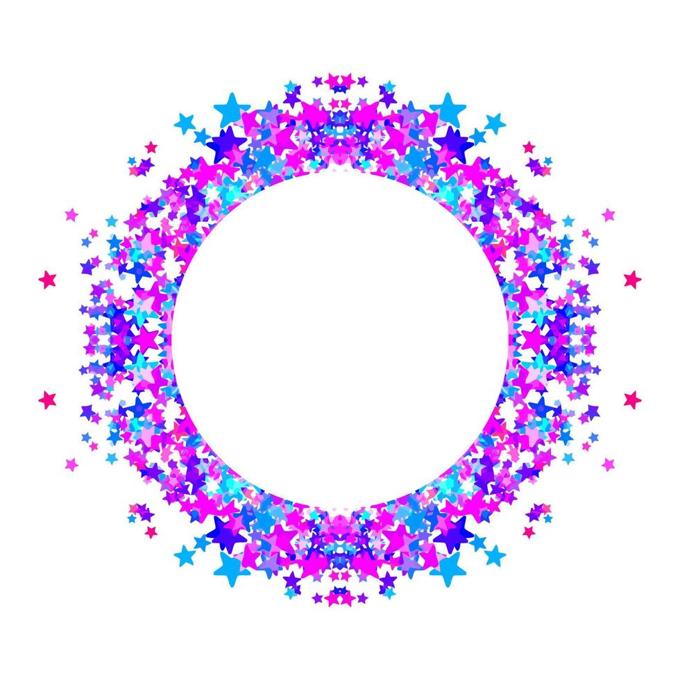Circle frame abstract burst vector
