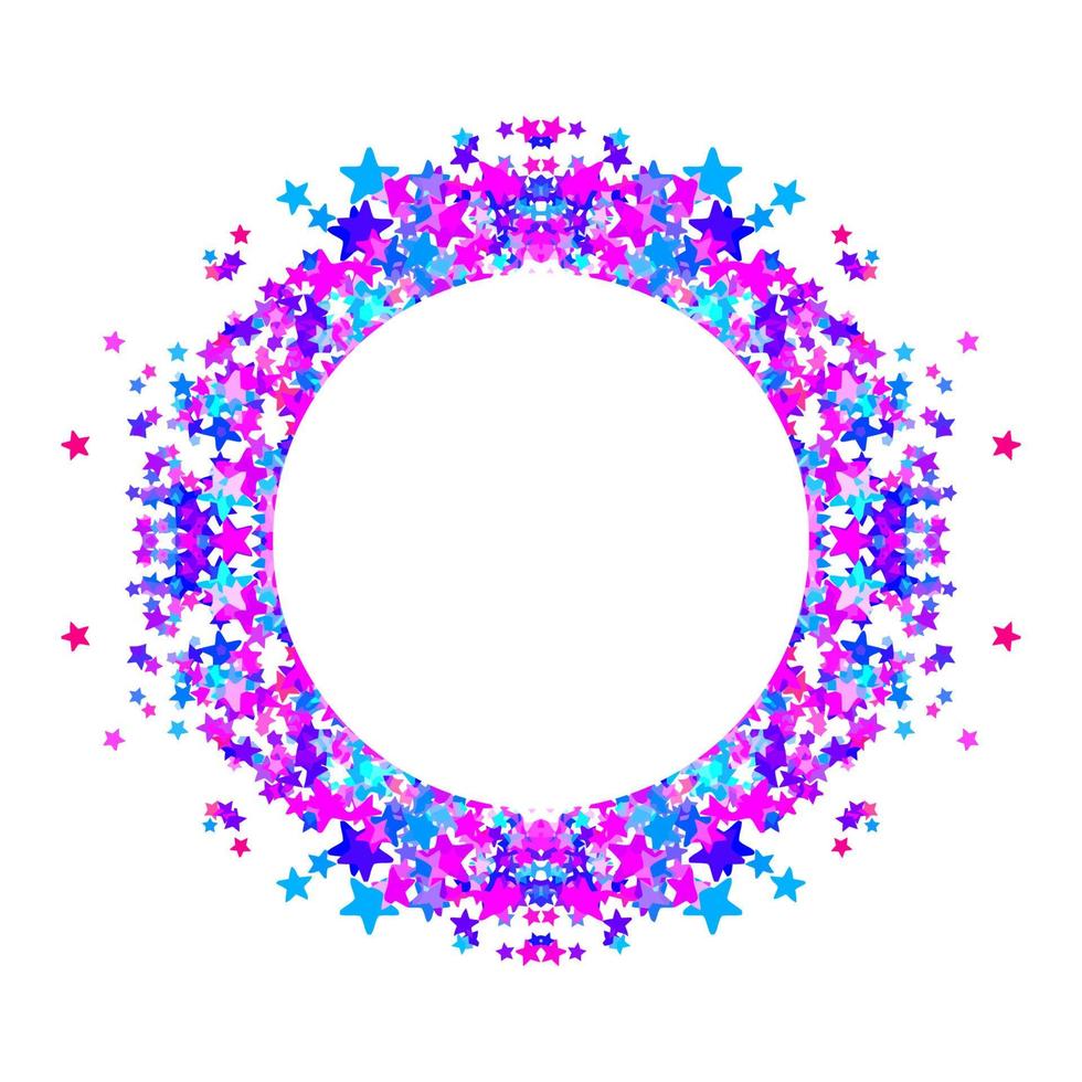 Circle frame abstract burst vector