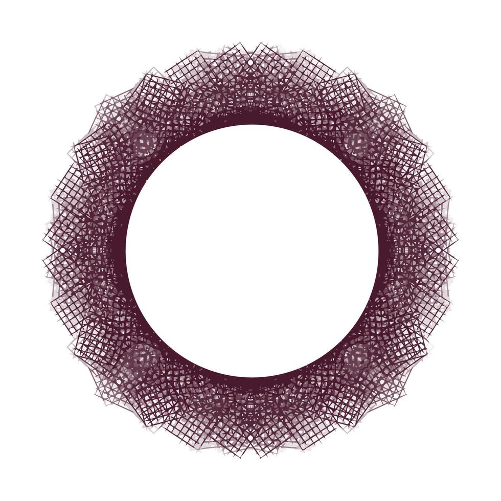 Decorative frame circle. Abstract background. vector