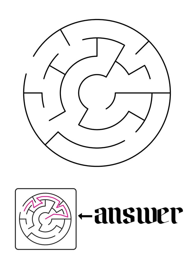 puzzle game and solution 11 vector