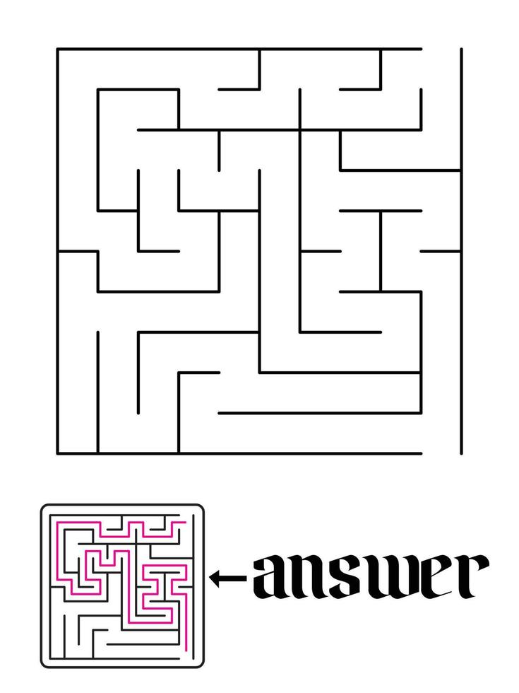 puzzle game and solution 3 vector