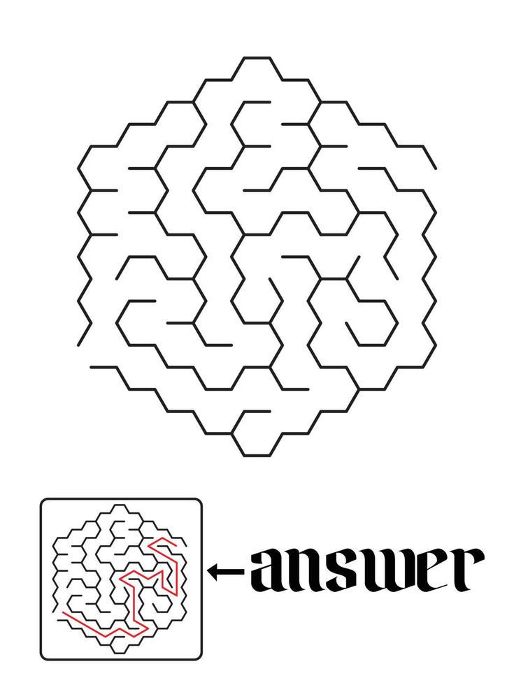 puzzle game and answer vector
