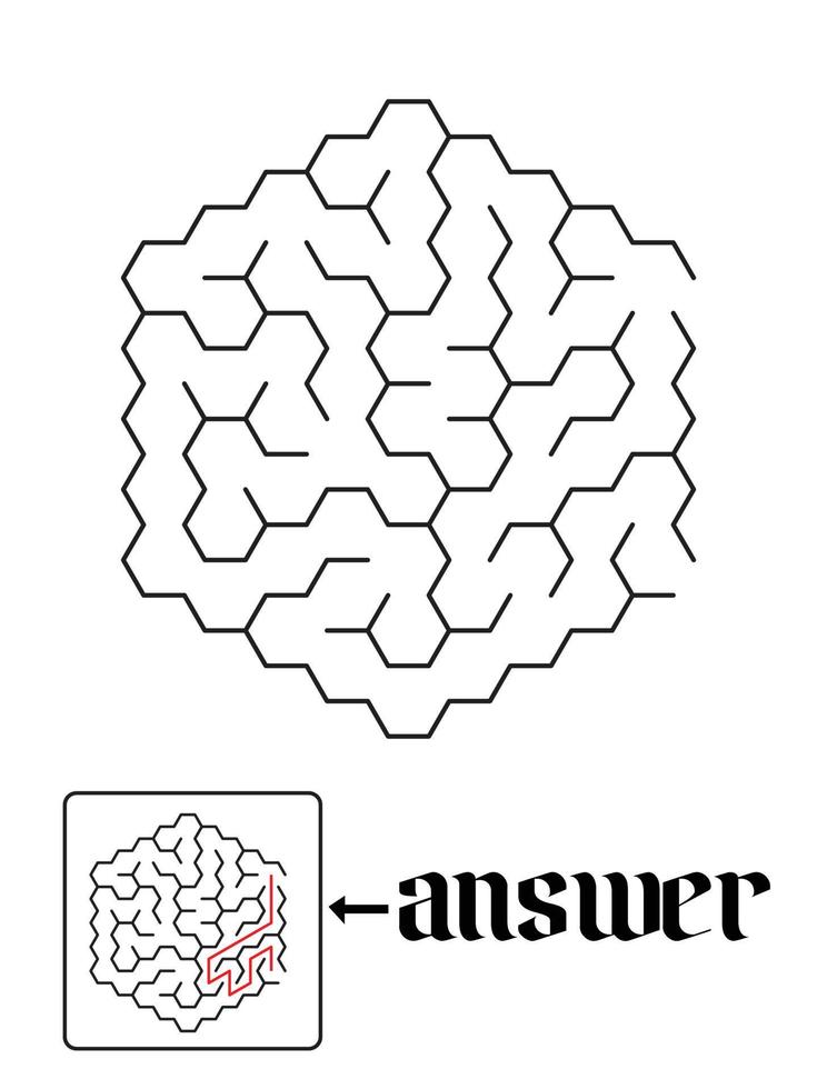 puzzle game and answer vector