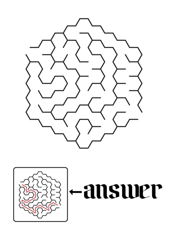 puzzle game and answer vector