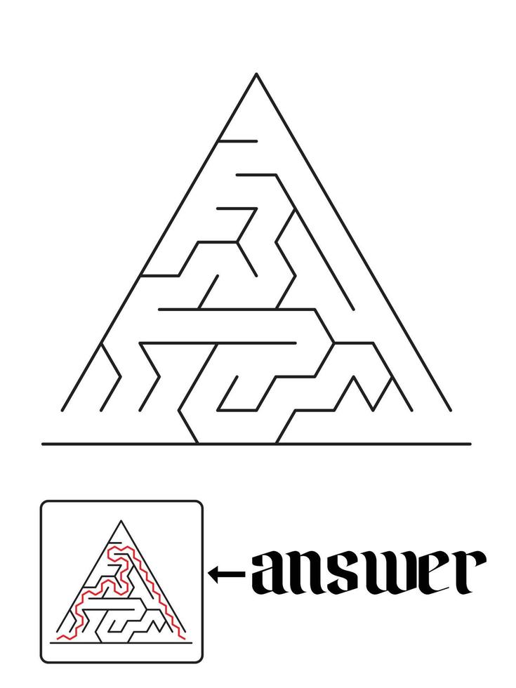 puzzle game and answer vector