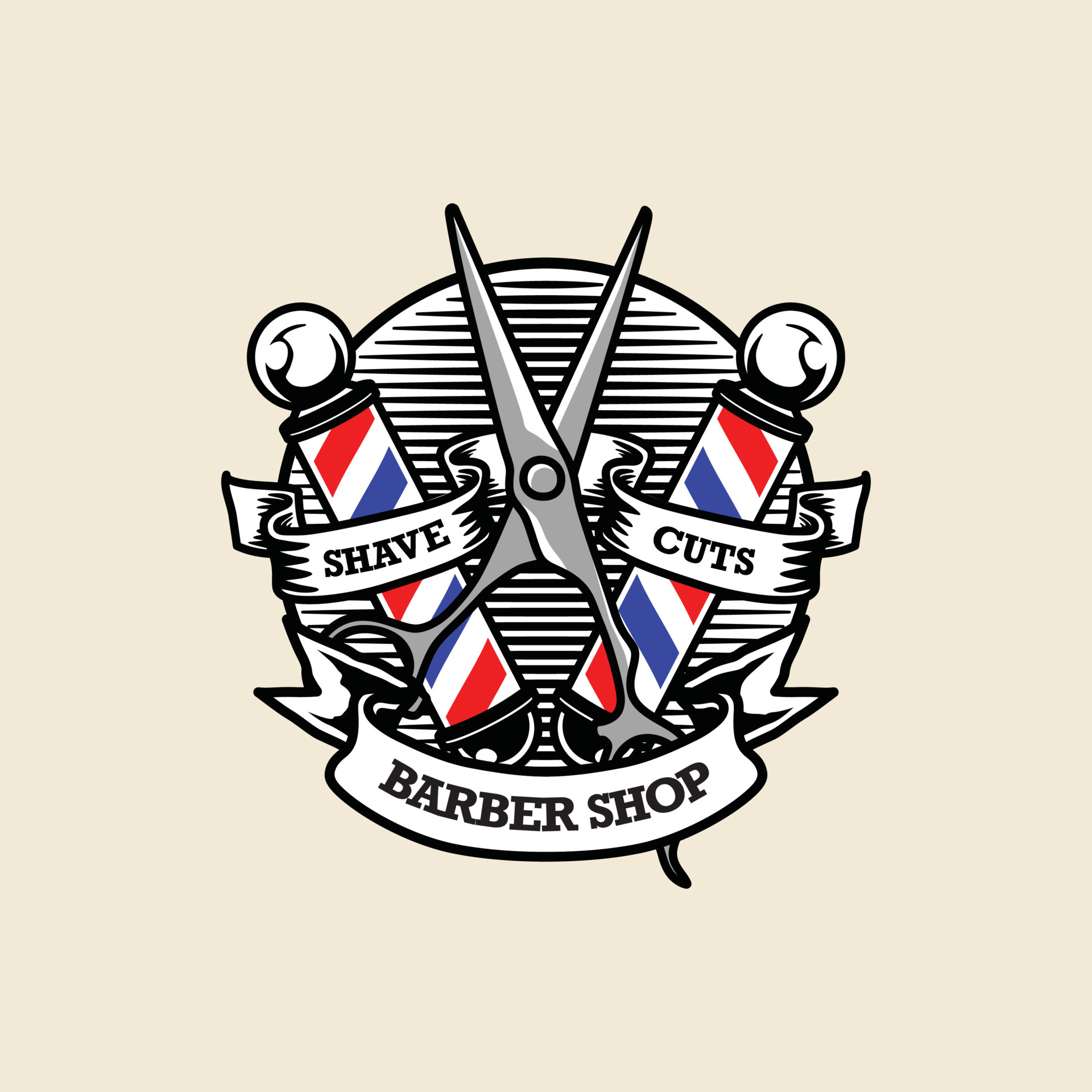 Barber Shop Logo Vector Art, Icons, And Graphics For Free Download