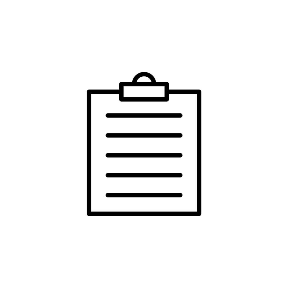 Notes, Notepad, Notebook, Memo, Diary, Paper Line Icon, Vector, Illustration, Logo Template. Suitable For Many Purposes. vector