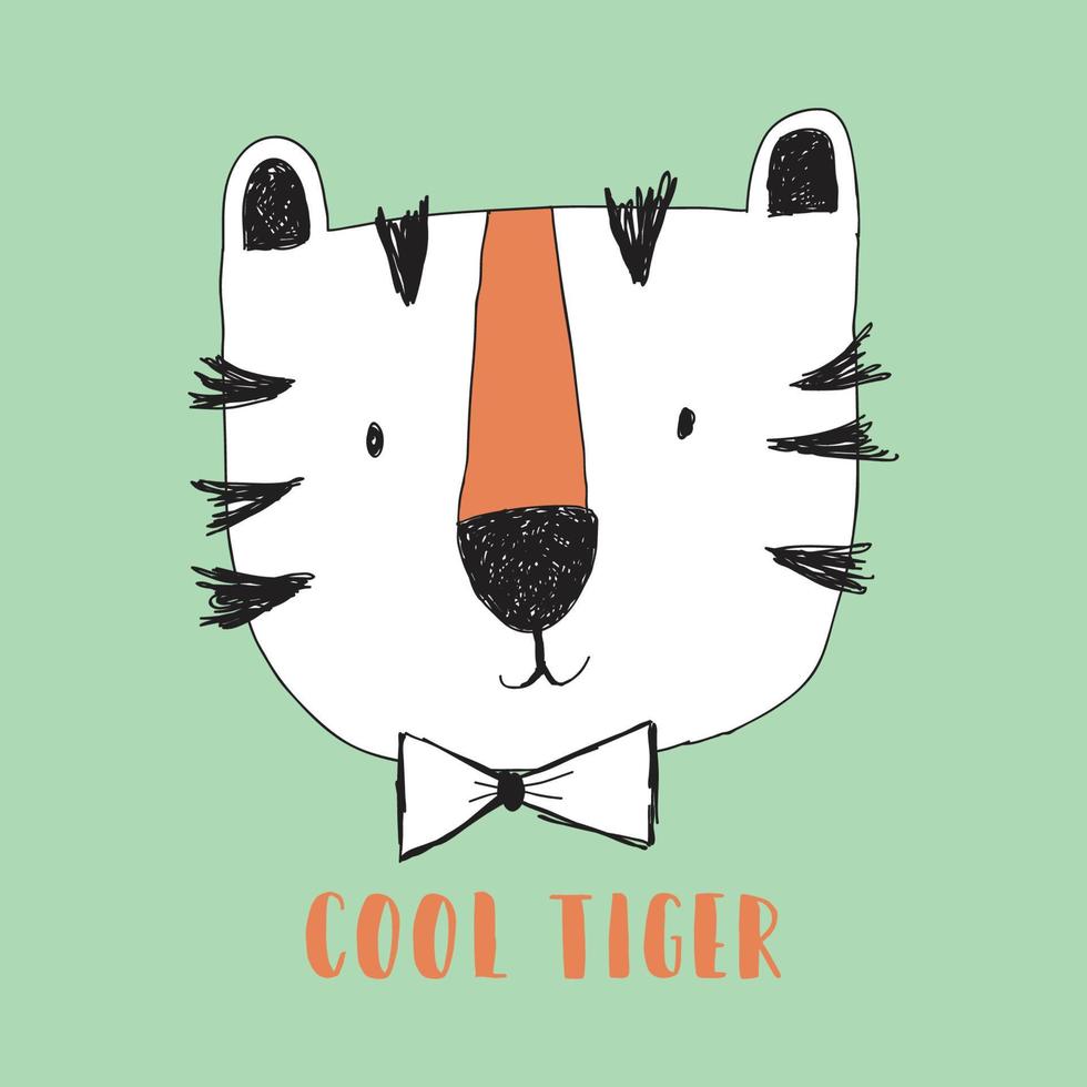 Tiger Cartoon Vector