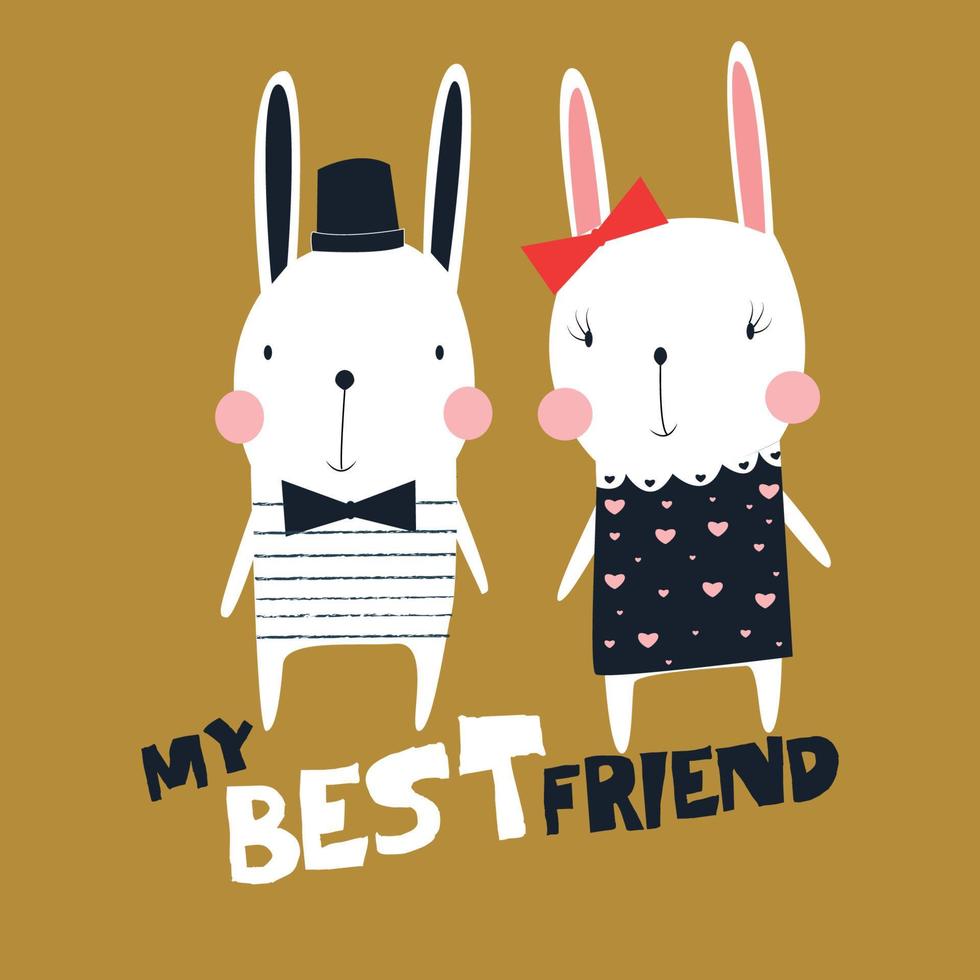 Rabbit Cartoon Vector