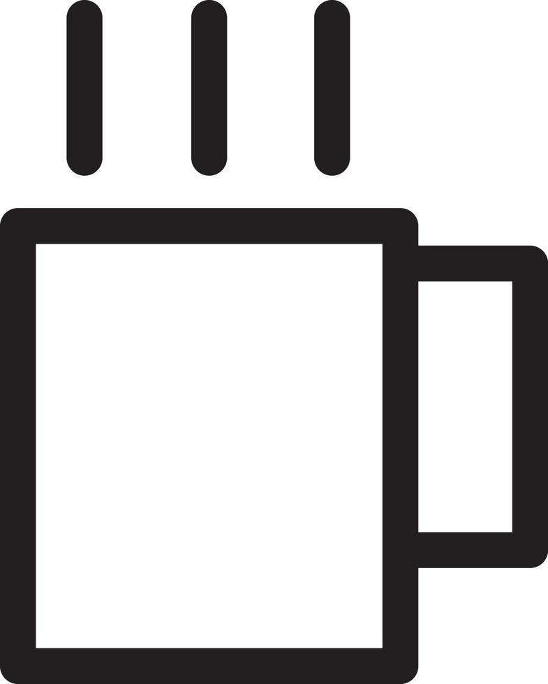 bebida de café icono de bebida caliente vector