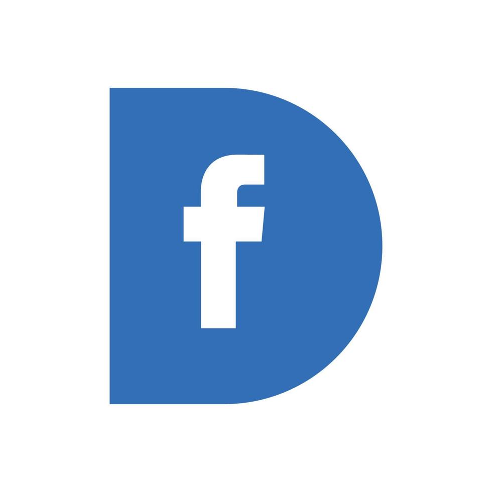 Facebook Meta social media logo icon technology, network. background, Vector illustration, Like, Share