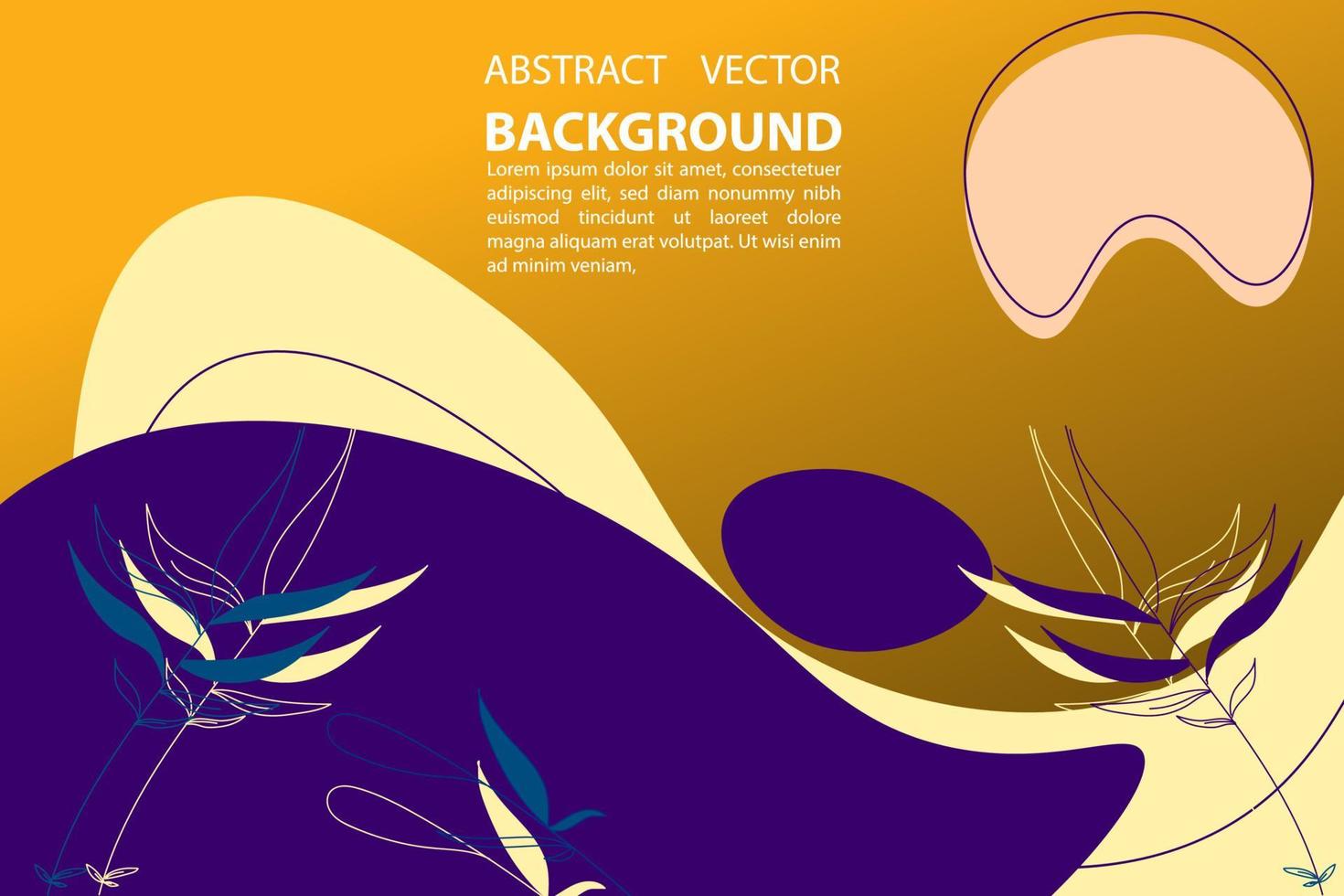 background abtrak geometric nature vector form colorful ornamental plants, for posters, banners, and others, vector design illustration eps 10