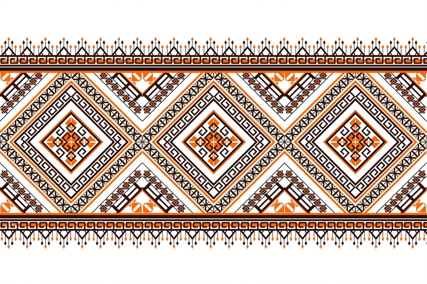 Geometric ethnic pattern seamless. vector