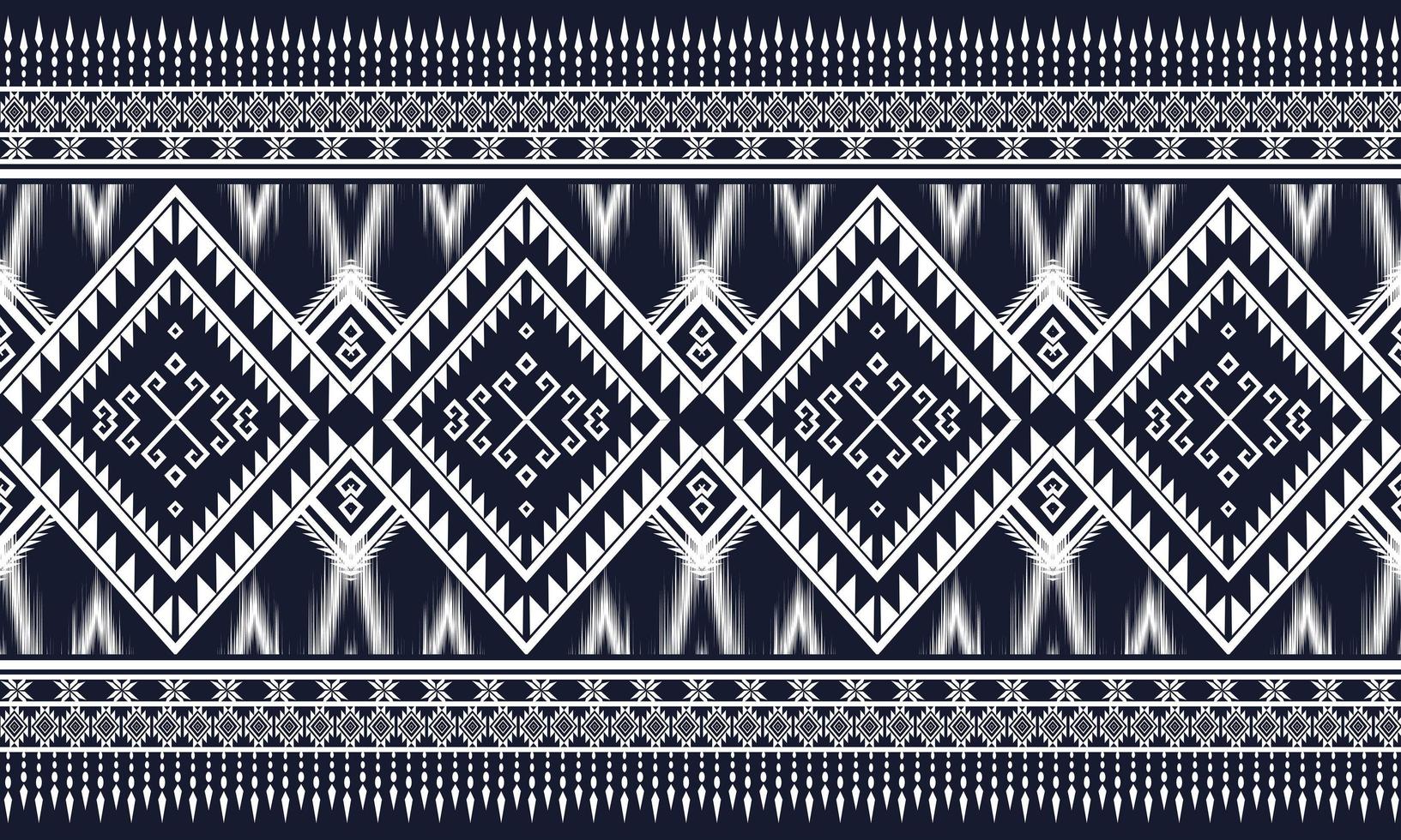 patrón étnico geométrico oriental. patrón sin costuras. diseño para tela, cortina, fondo, alfombra, papel tapiz, ropa, envoltura, batik, tela, ilustración vectorial. patrón de orzuelo vector