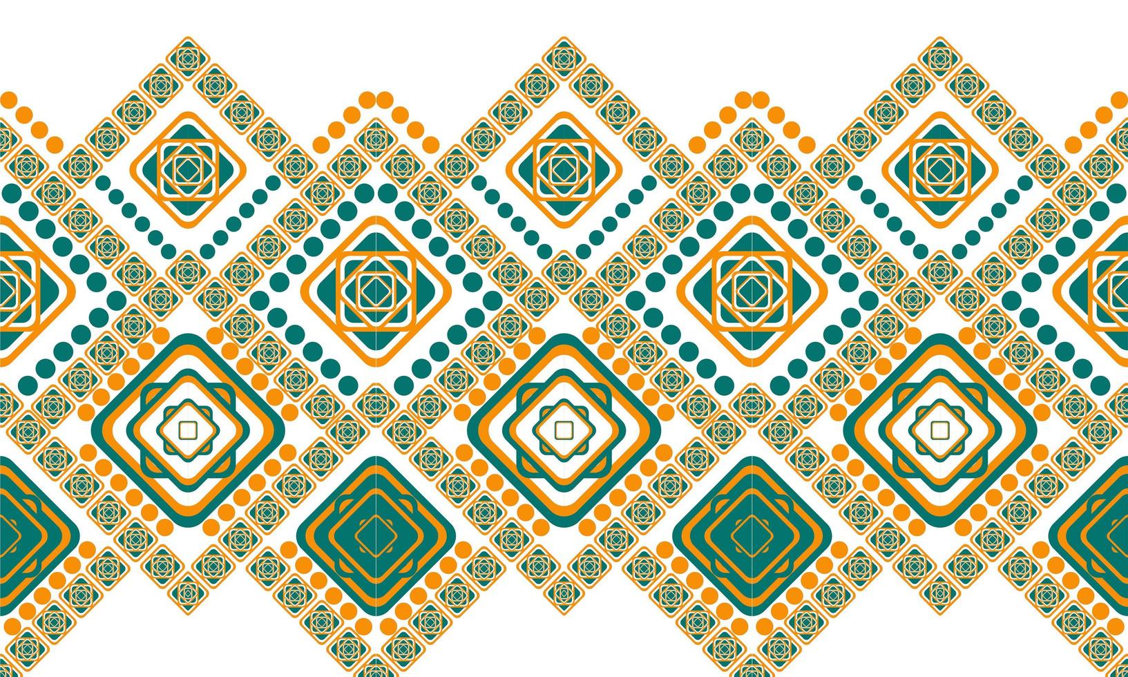 Geometric ethnic pattern design for seamless background. vector