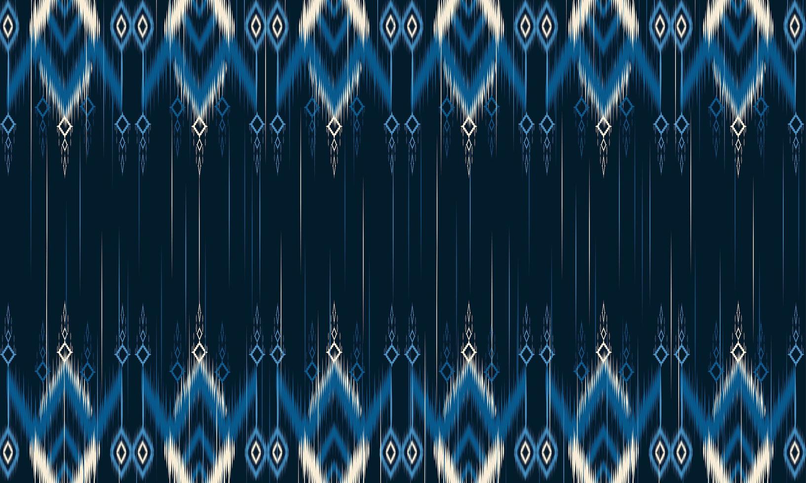 Geometric ethnic oriental ikat pattern traditional Design for background,carpet,wallpaper,clothing,wrapping,Batik,fabric,Vector illustration.embroidery style. vector