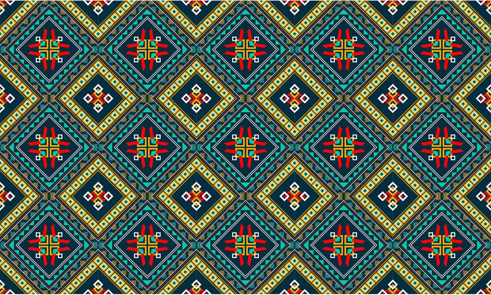 Diseño de patrón geométrico étnico abstracto para fondo o papel tapiz. vector