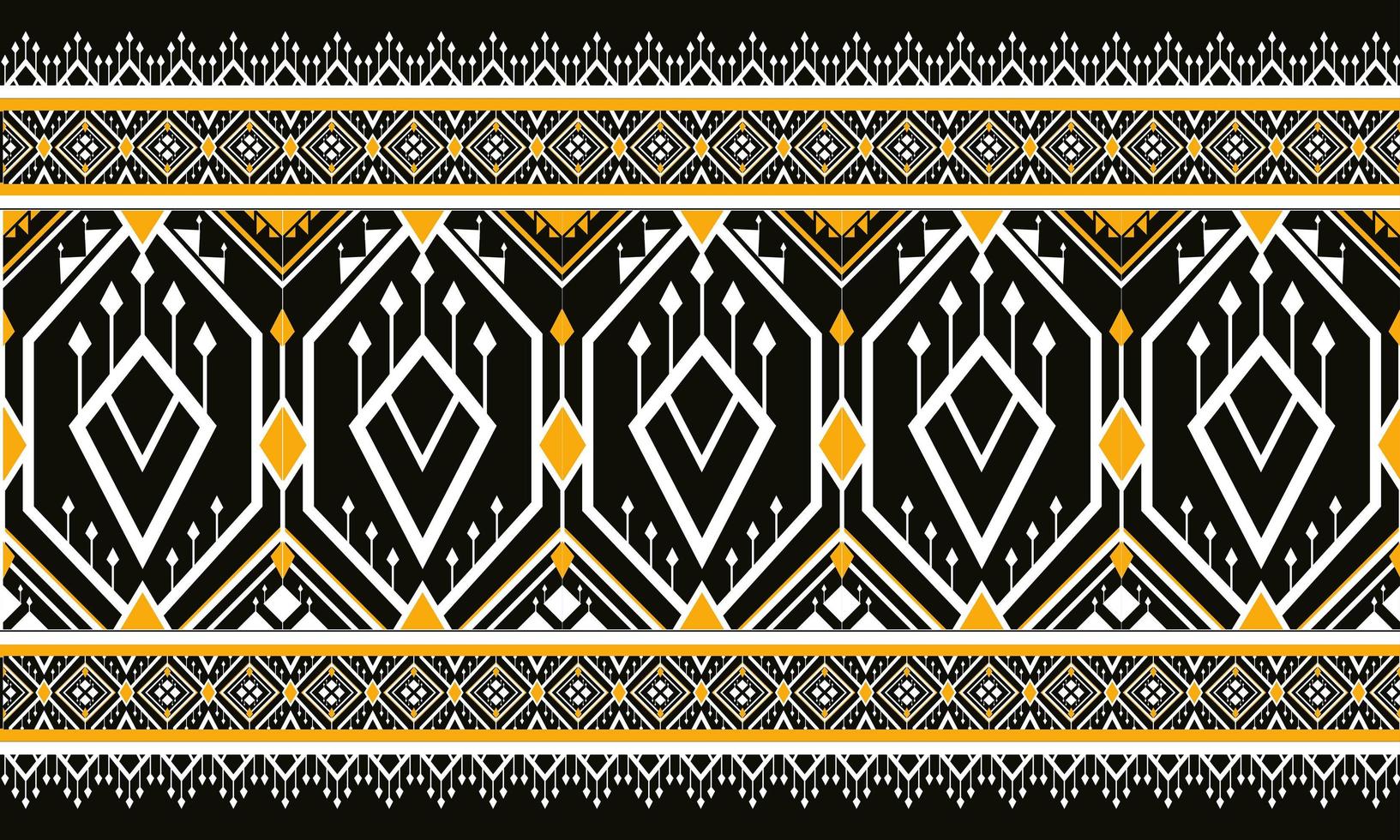 diseño tradicional de patrón oriental étnico geométrico para fondo, alfombra, papel tapiz, ropa, envoltura, batik, tela, estilo de bordado de ilustración vectorial. vector