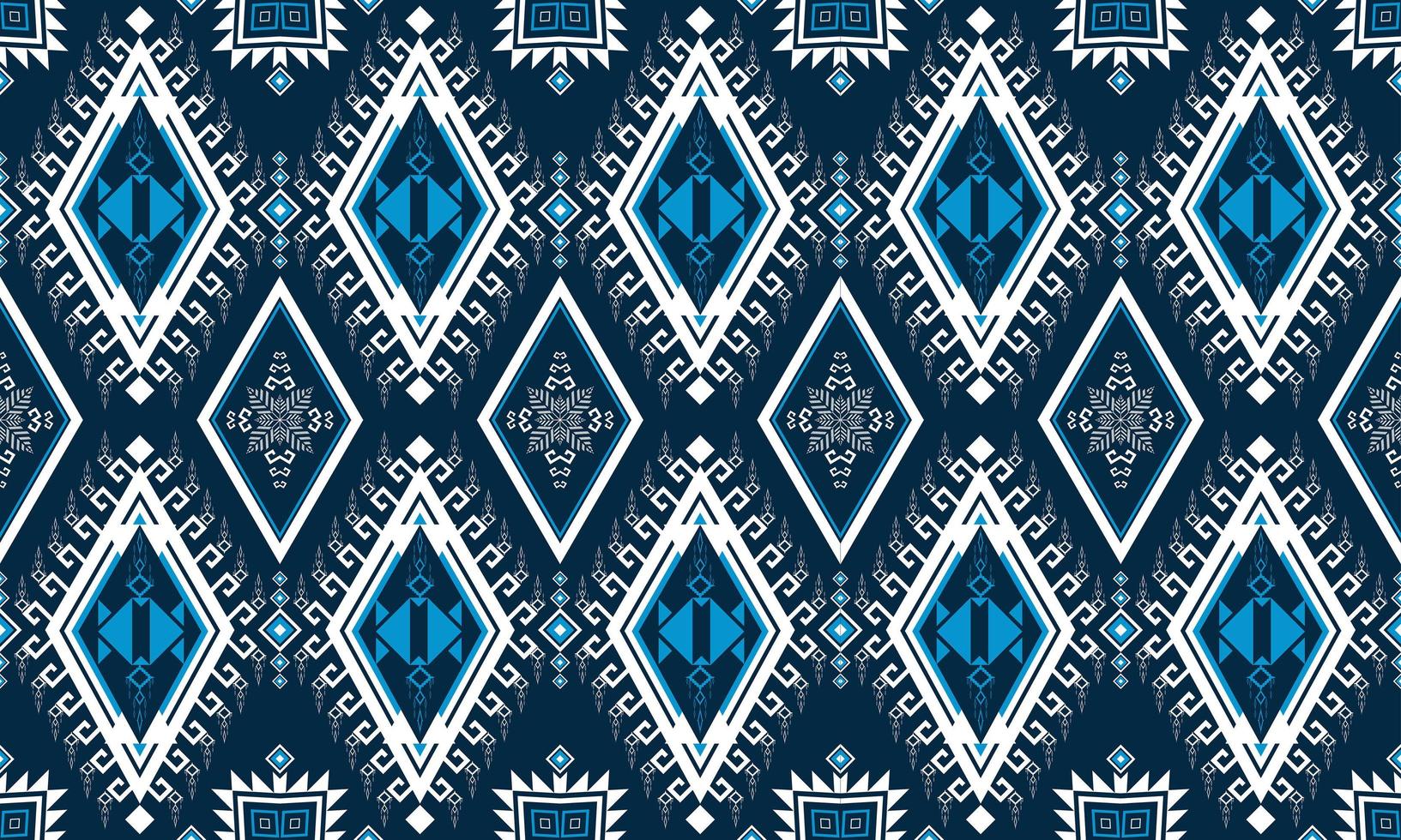 patrón étnico geométrico alfombra, papel tapiz, ropa, envoltura, batik, tela, estilo de bordado de ilustración vectorial. vector