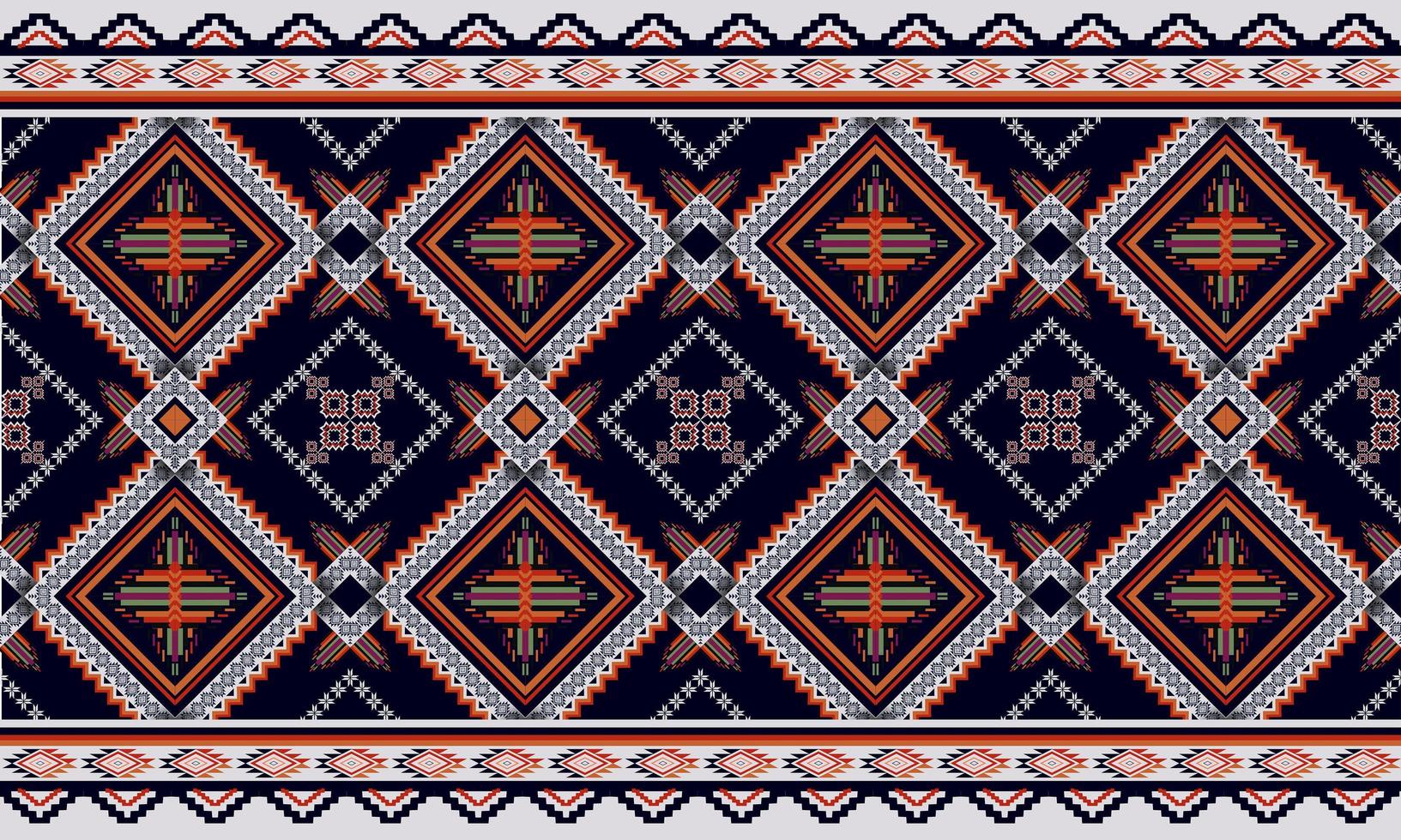 Geometric ethnic pattern oriental. seamless pattern. Design for fabric, curtain, background, carpet, wallpaper, clothing, wrapping, Batik, fabric,Vector illustration. pattern sty vector