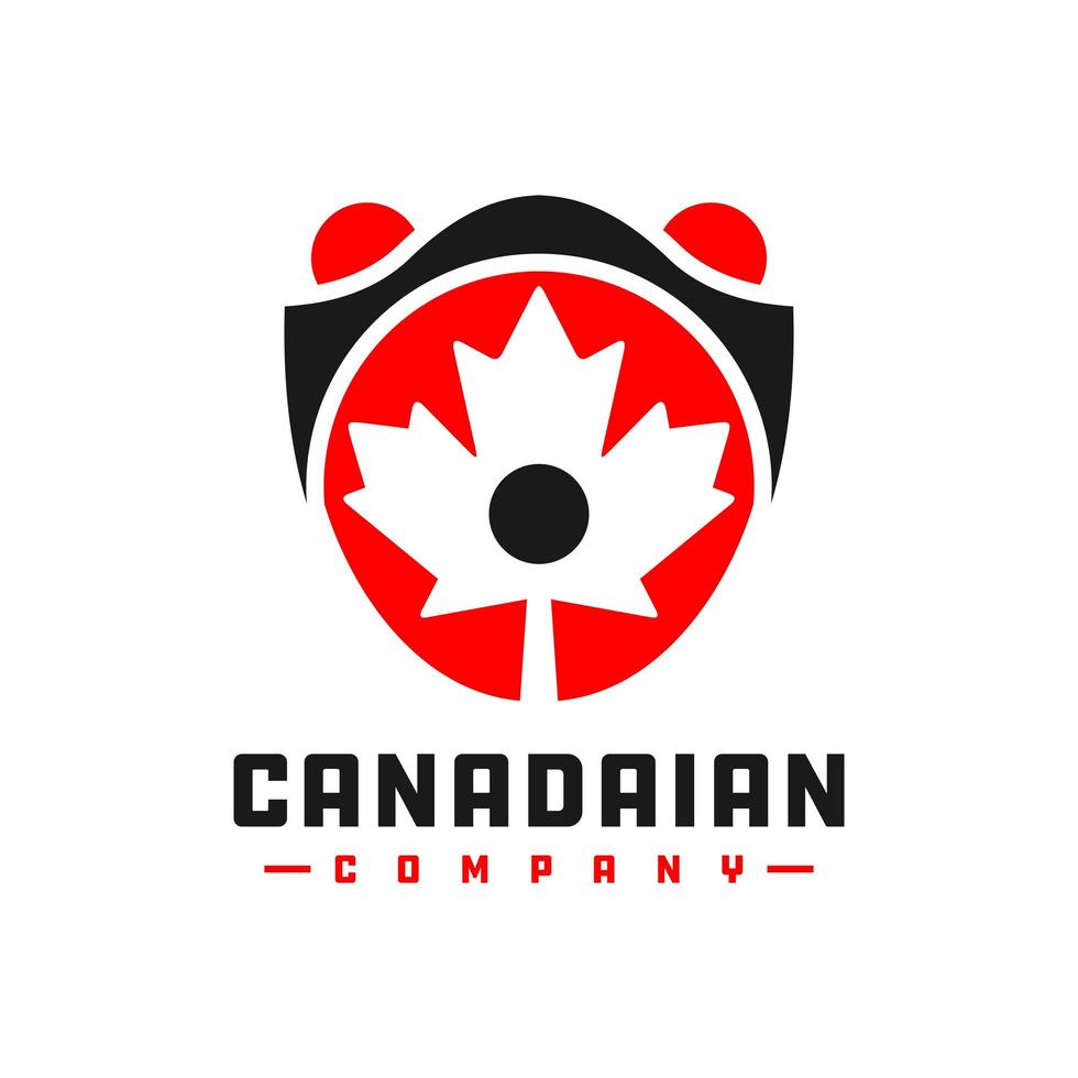 canadá escudo vector logo