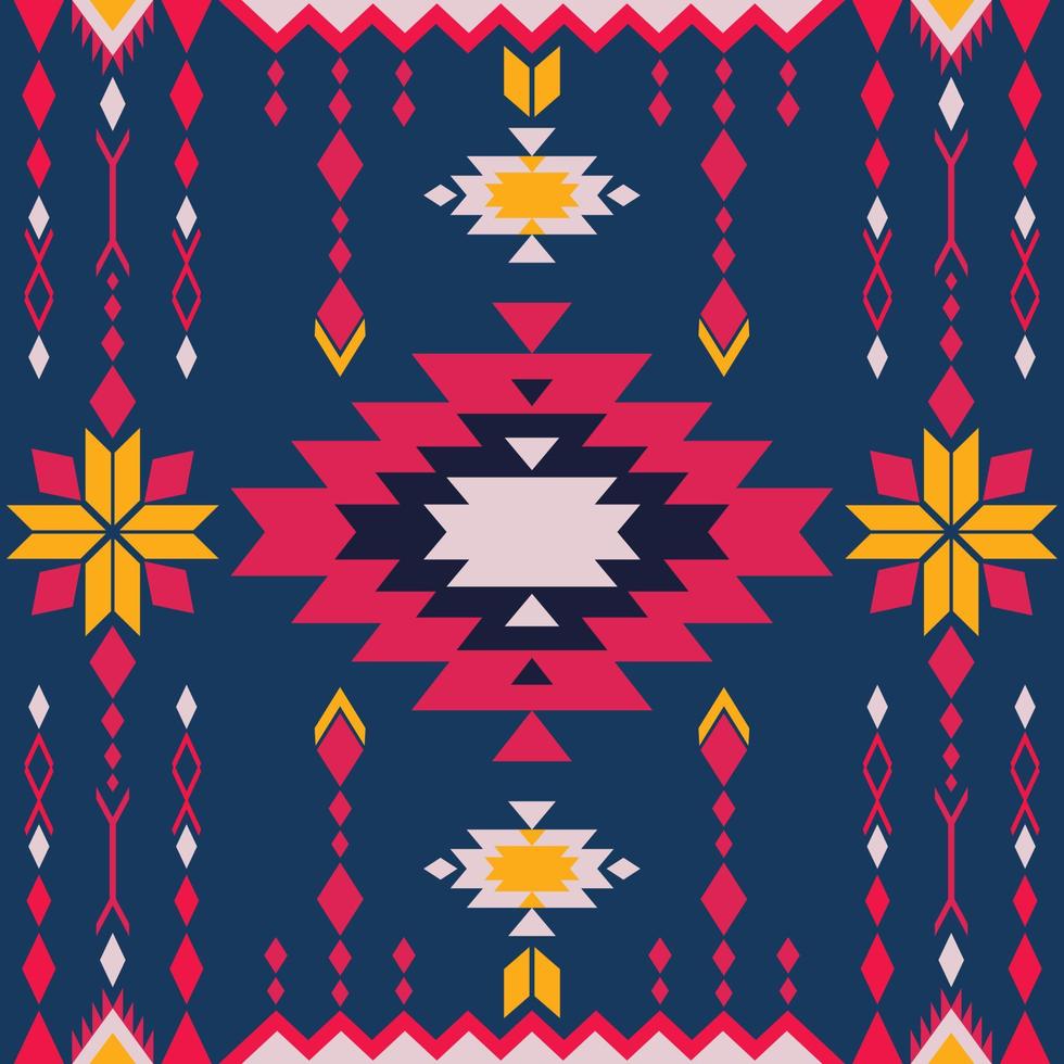 Tribal Aztec Elements Print vector