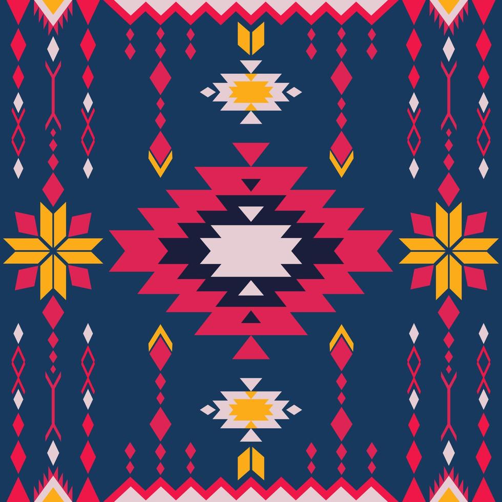 Tribal Aztec Elements Print vector