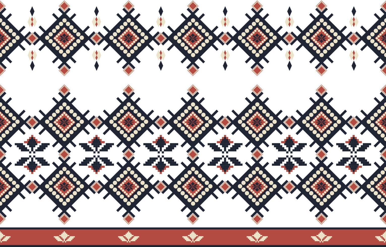 Ethnic Ornament Seamless Traditional Print vector