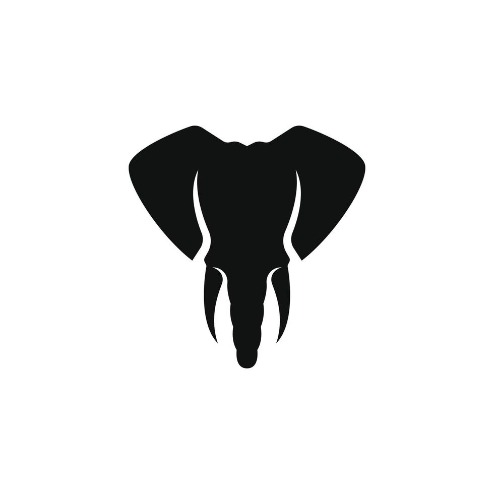 diseño de vector de logotipo de elefante