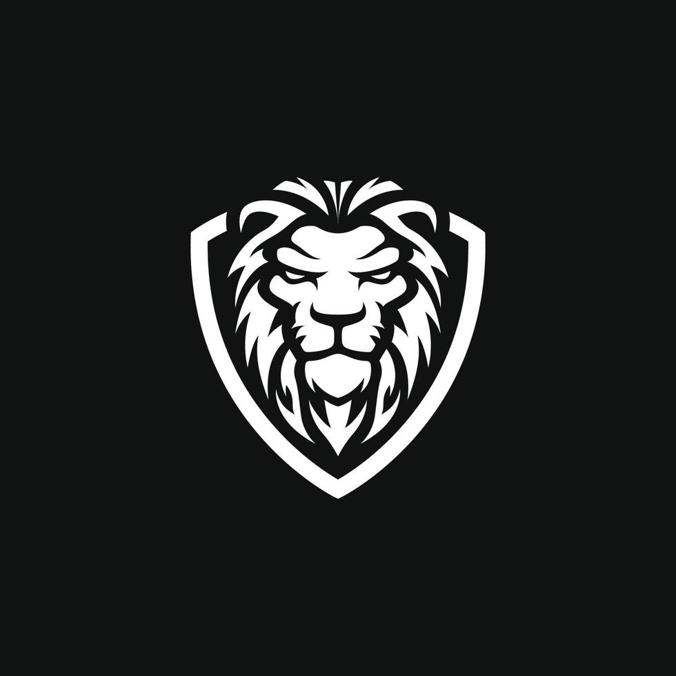 lion logo vector design