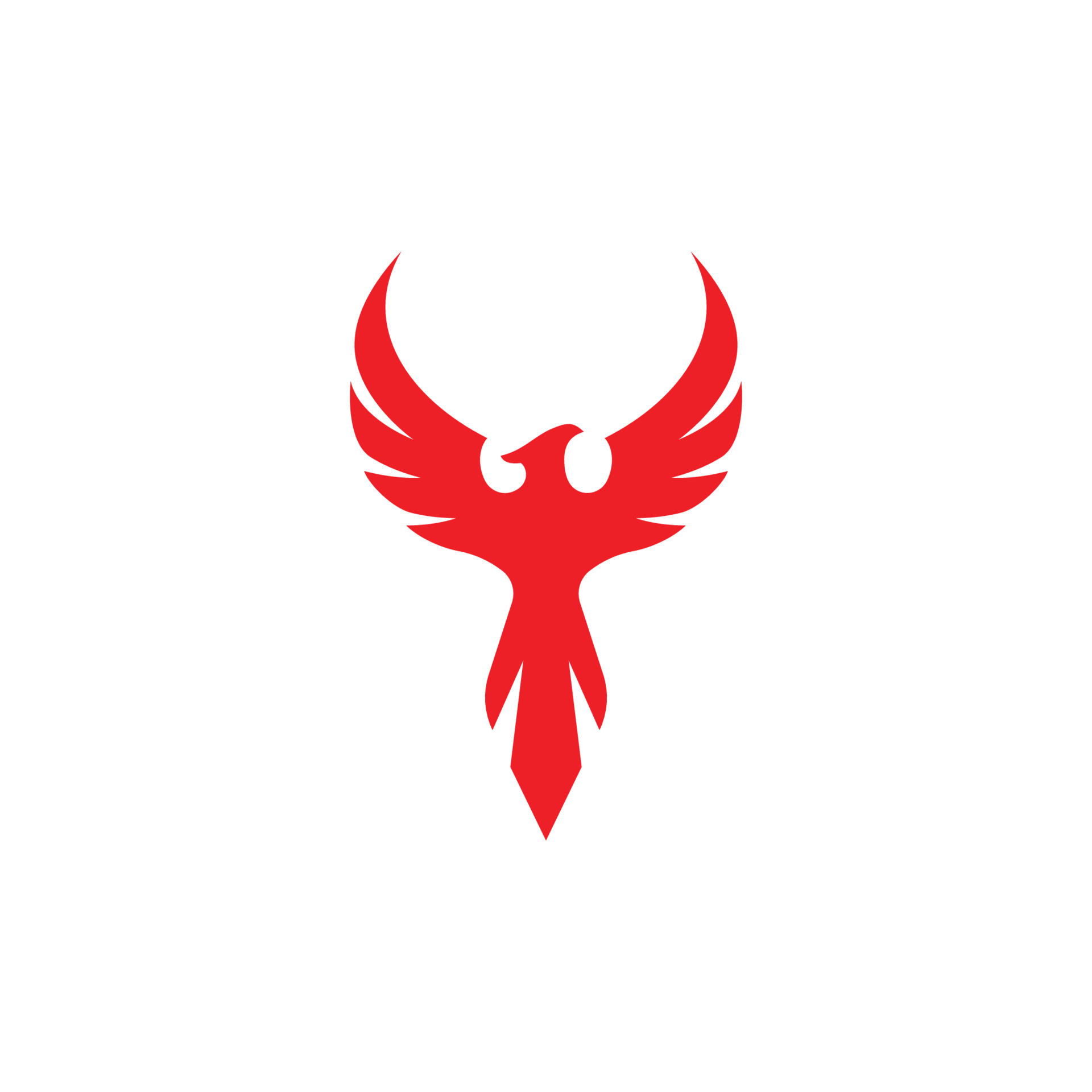 phoenix logo vector design 5009954 Vector Art at Vecteezy
