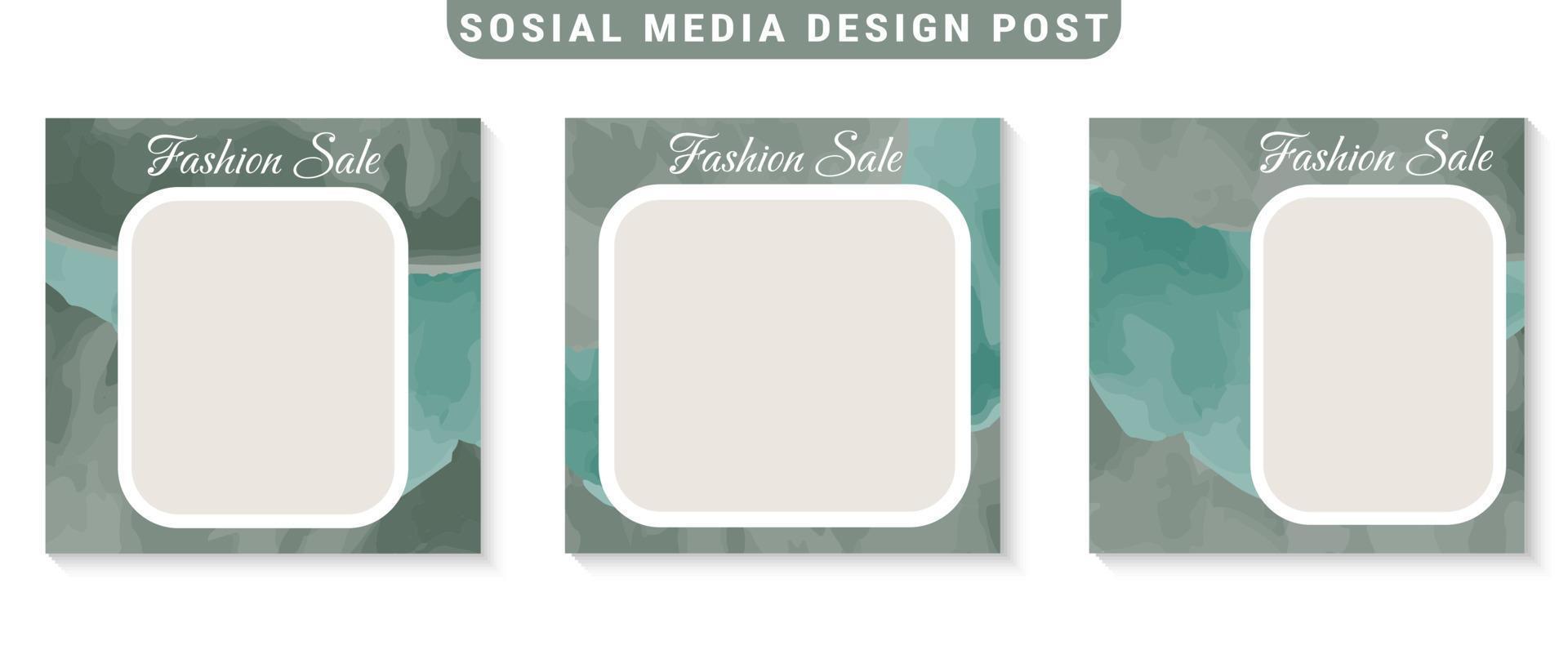 social media post frame vector