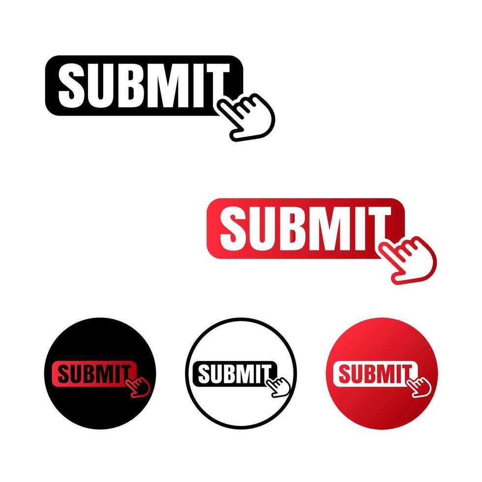 Abstract Submit Icon Illustration vector