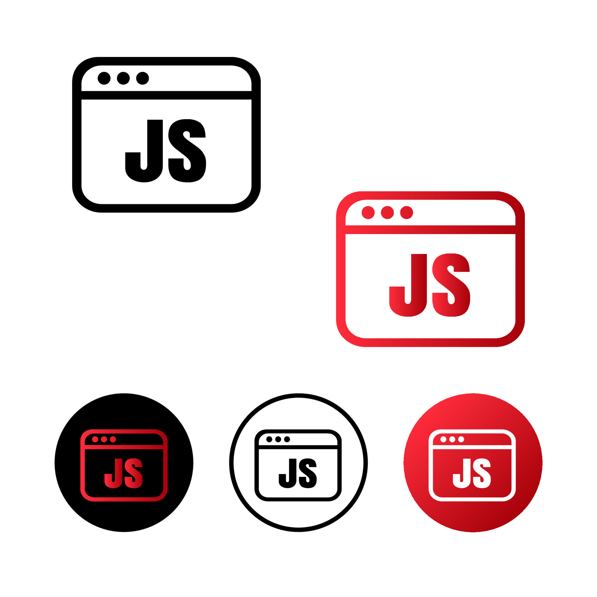 Javascript Code Icon Illustration 5011693 Vector Art at Vecteezy
