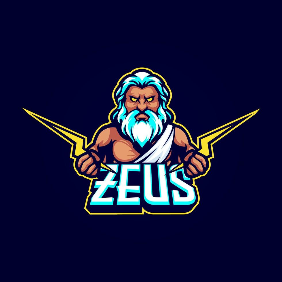 esport zeus logo vector