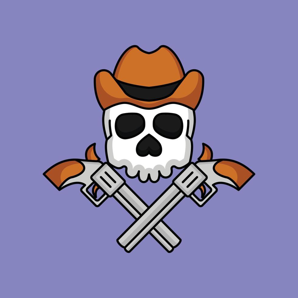 skull logo design vector