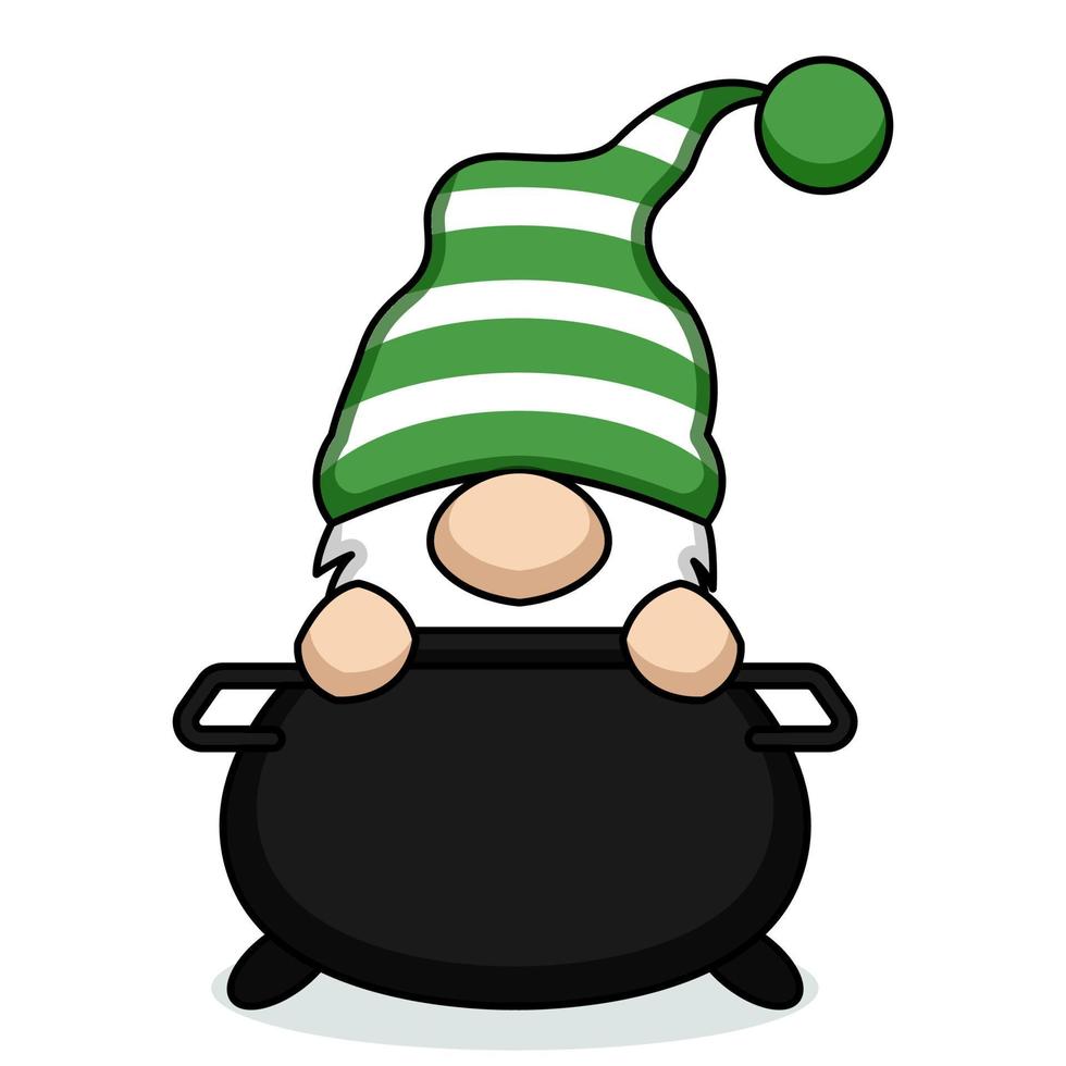 Gnome st.patrick day vector