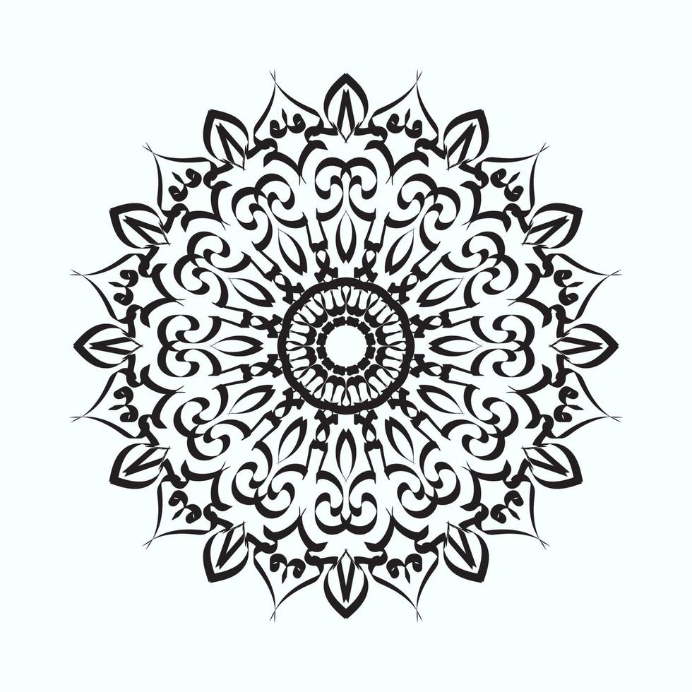 Hand drawn mandala. decoration in ethnic oriental  doodle ornament vector