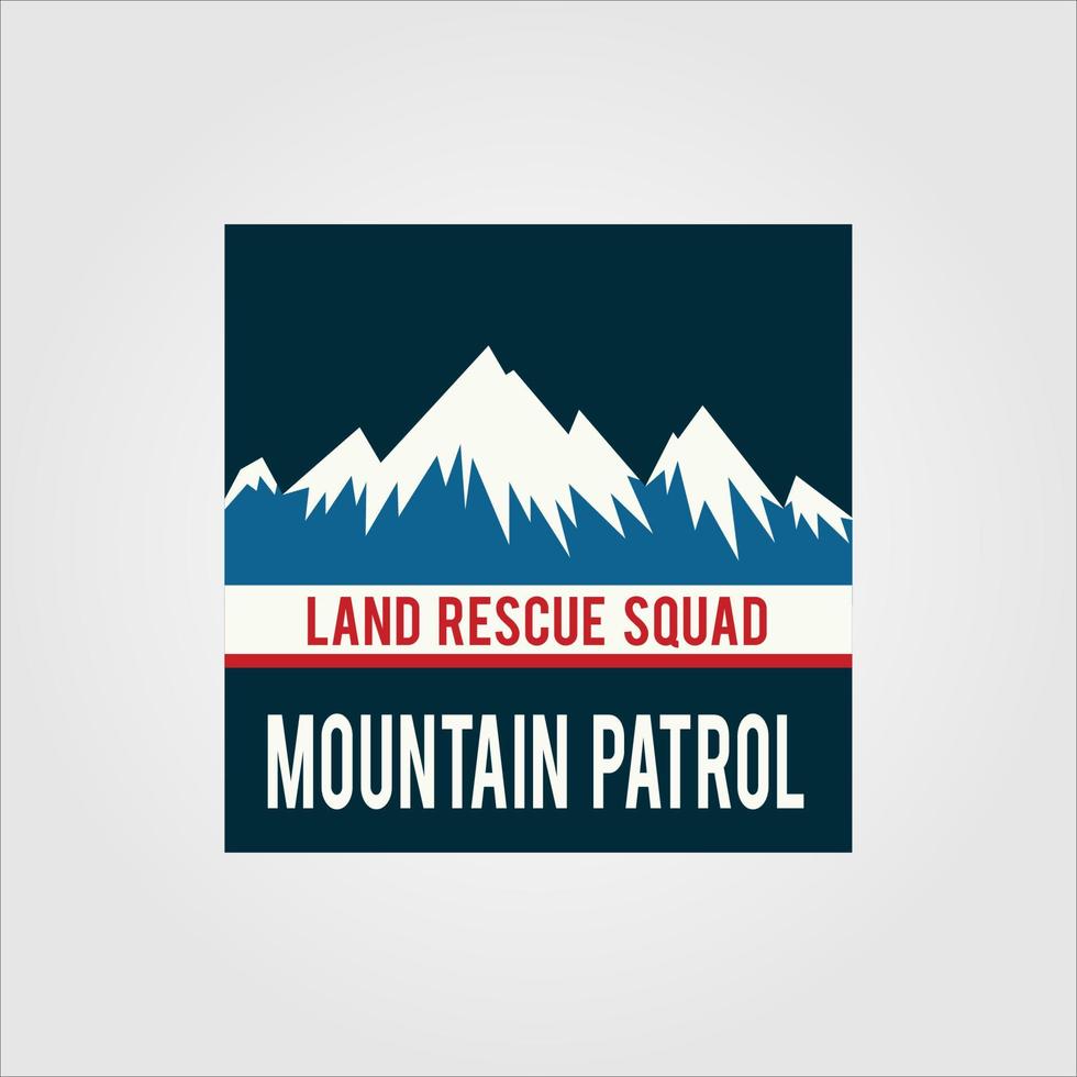 vector mountain logo. mountain adventure and exploration