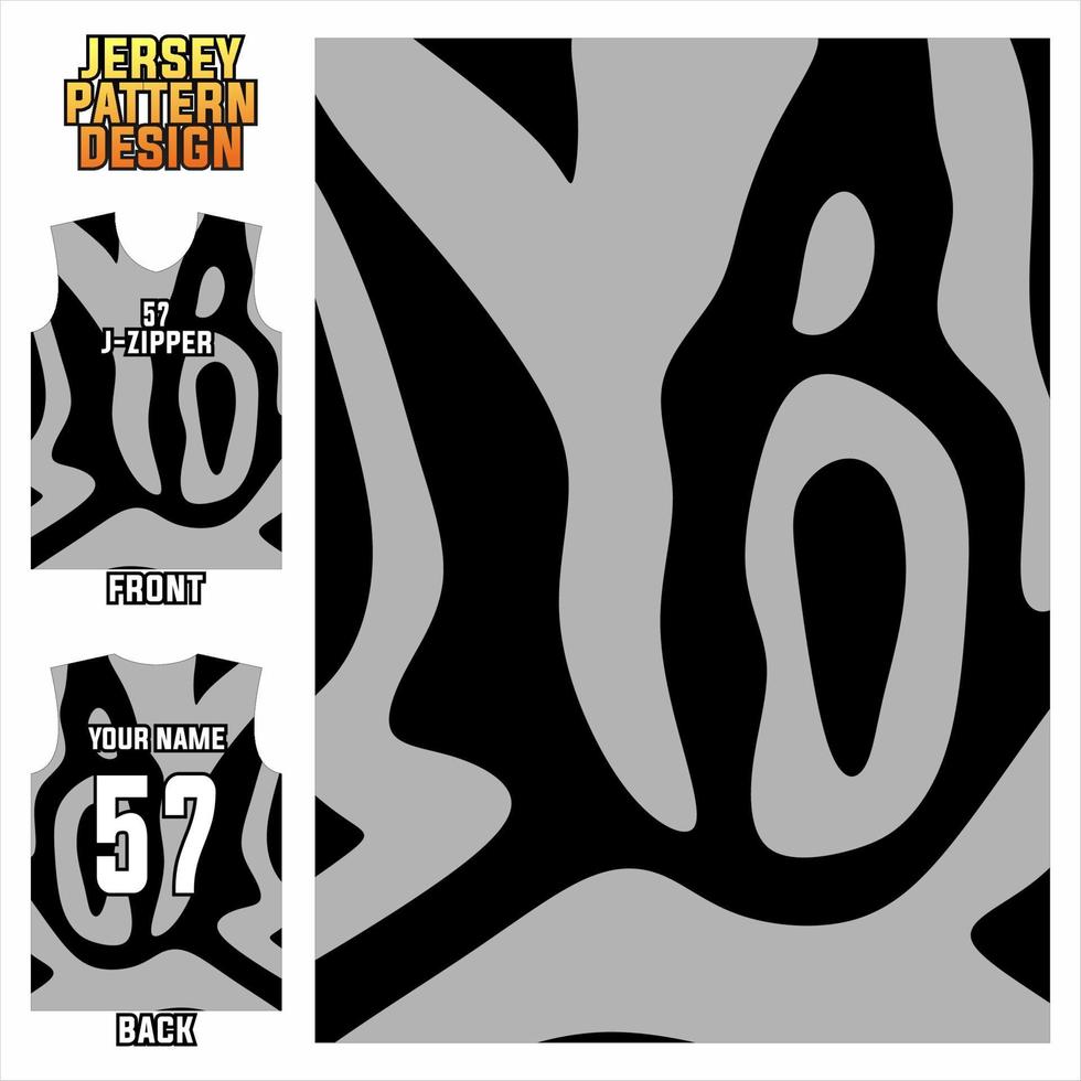 sublime printing jersey pattern for sports jersey for football, basketball, cycling, racing, baseball, etc vector