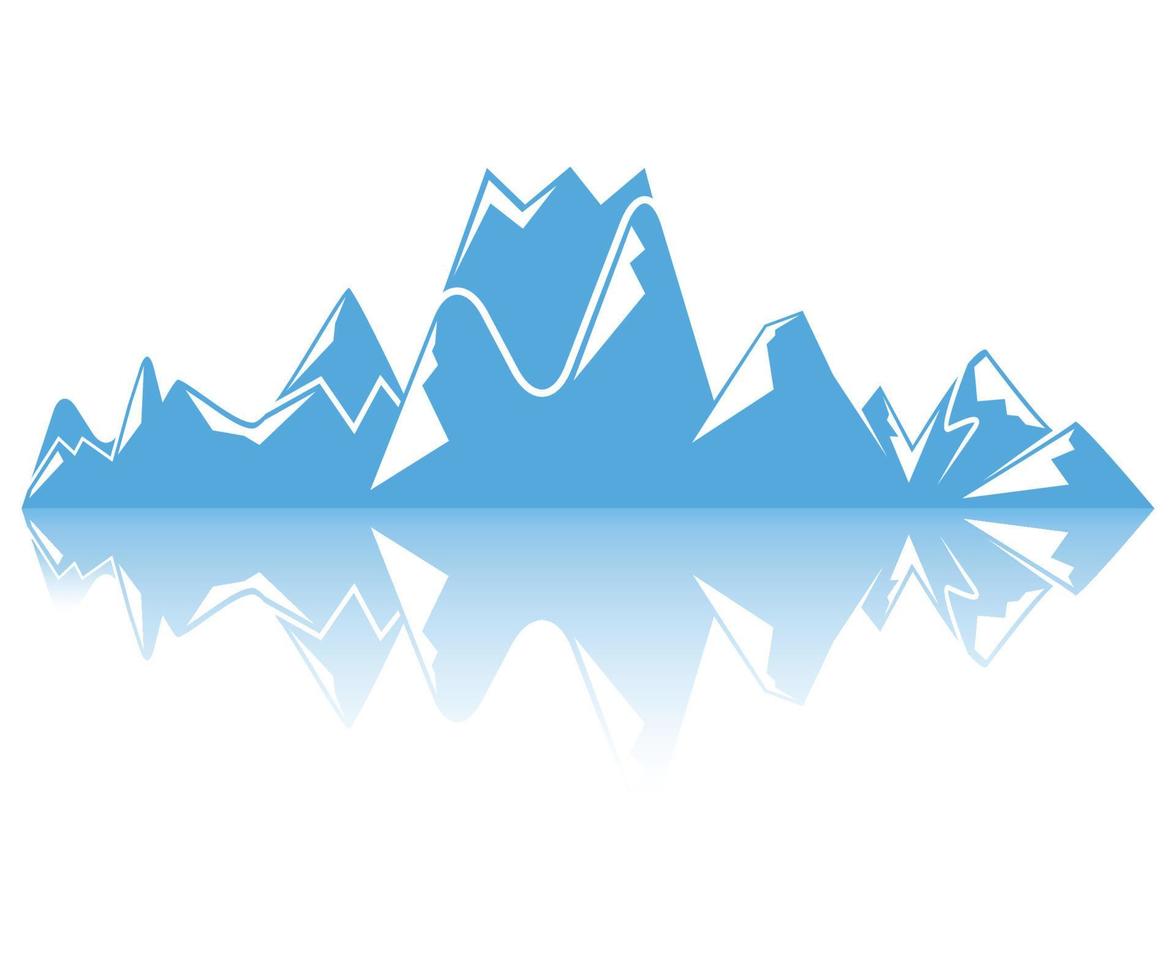 mountain range vector illustration