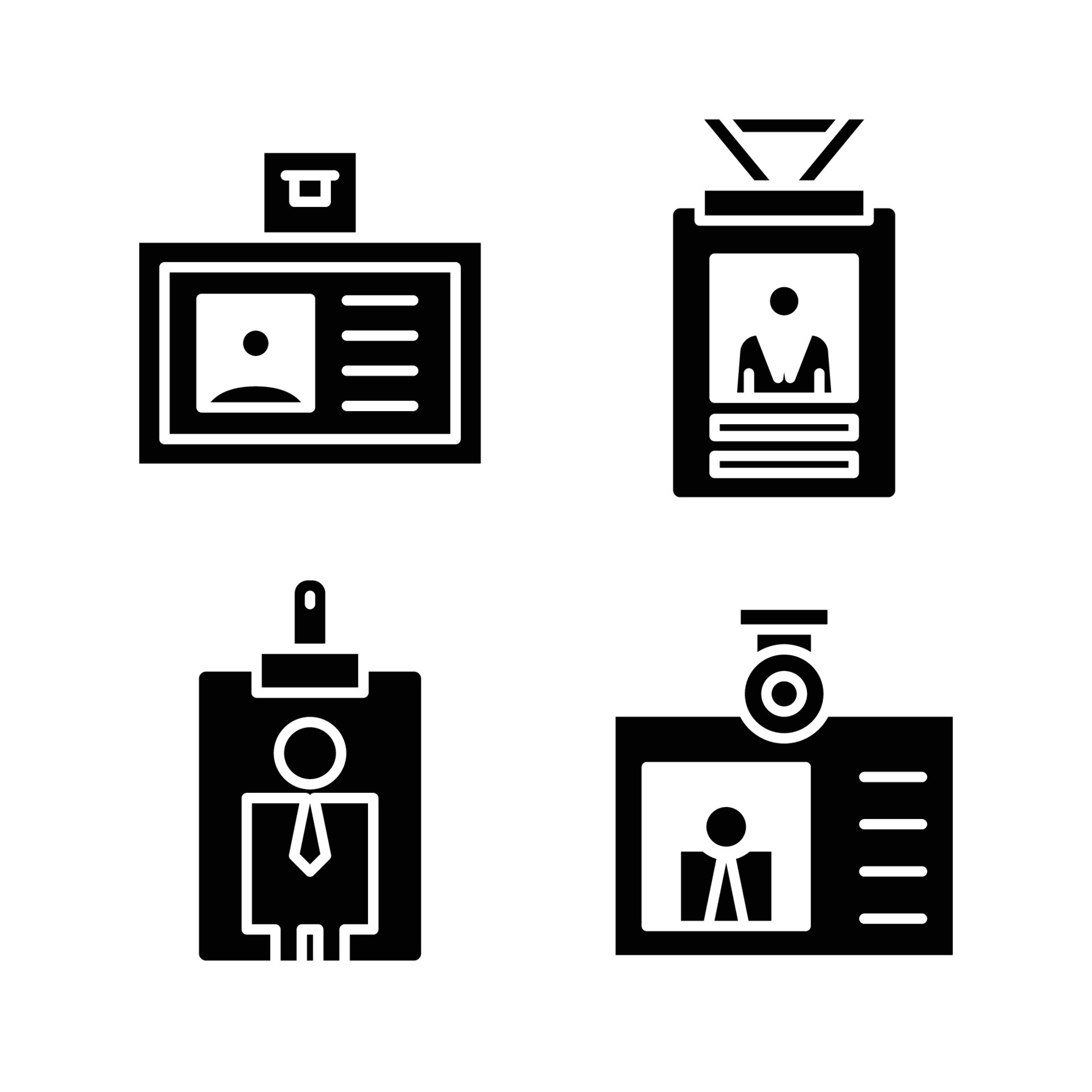 business card icons set 5013310 Vector Art at Vecteezy