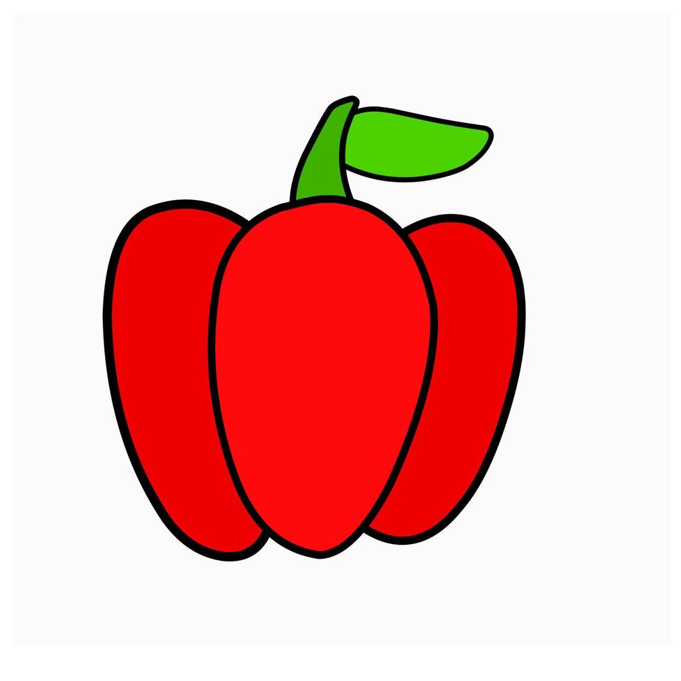 diseño plano de frutas vegetales vector