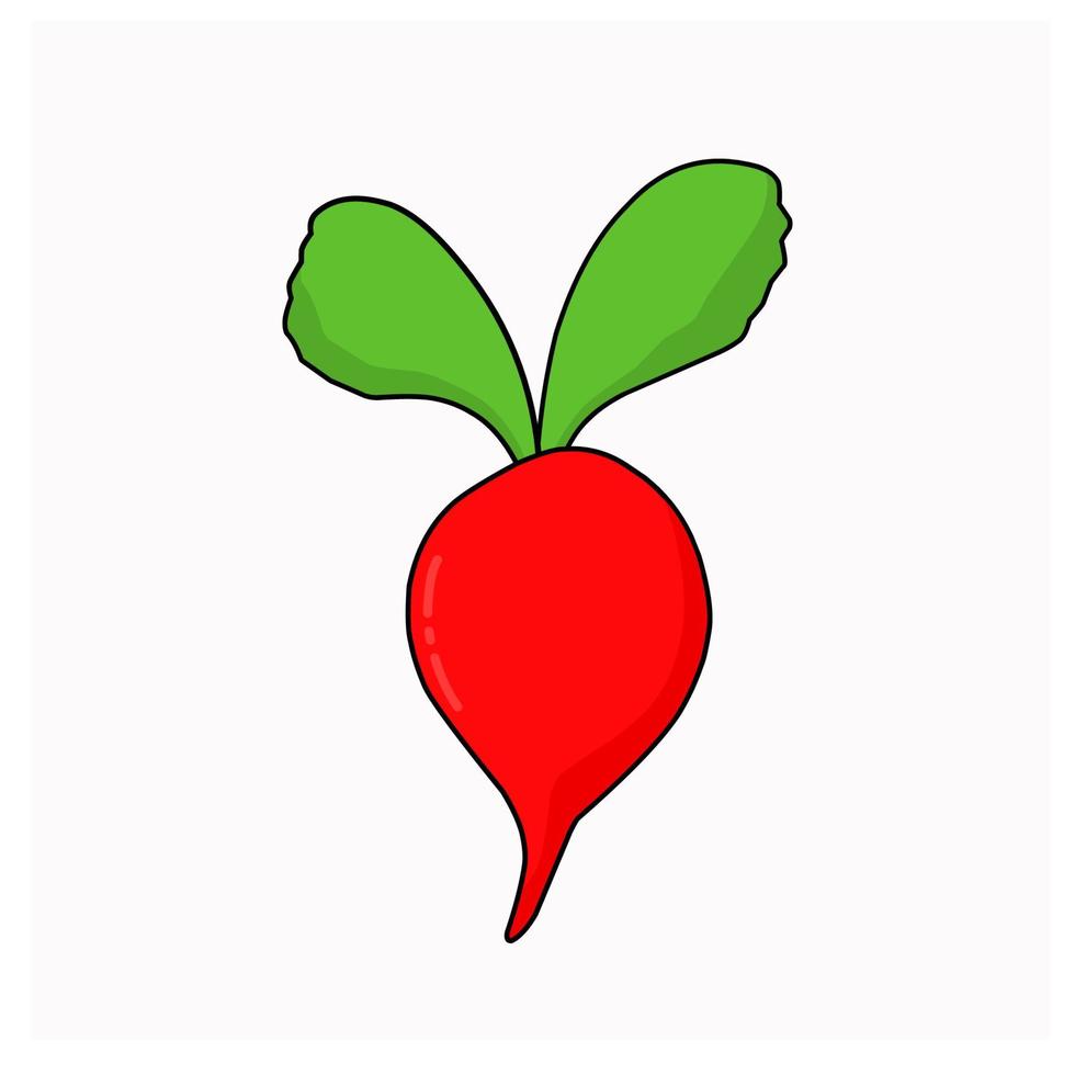 Flat Design of fruit vegetable vector