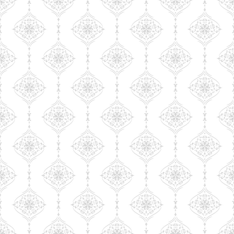 Vintage Luxury Damask Seamless Pattern vector