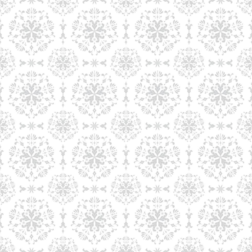 Vintage Luxury Damask Seamless Pattern vector