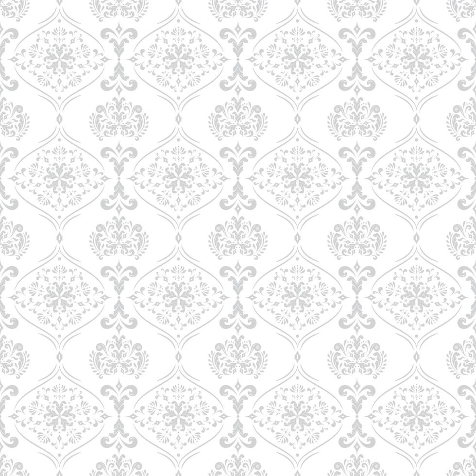 Vintage Luxury Damask Seamless Pattern vector